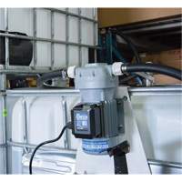 115V AC DEF Transfer Pump & IBC Tote Bracket with Nozzle D. Morneault & Fils
