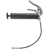 Heavy-Duty Pistol Grip Grease Gun with Flex Hose Extension, 14 oz Capacity D. Morneault & Fils