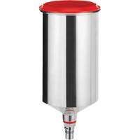 Reusable Aluminium Cup 1.0 l with QCC without Fine Thread D. Morneault & Fils