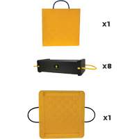 10-Piece CribLok Composite Cribbing System Kit D. Morneault & Fils