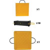 20-Piece CribLok Composite Cribbing System Kit D. Morneault & Fils