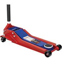 High/Low Floor Jack, 3 Ton(s) Capacity, 3-1/8" Lowered, 24-3/8" Raised, Manual Hydraulic D. Morneault & Fils