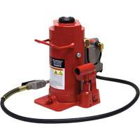 Cric-bouteille hydraulique de hauteur standard, 20 tonne(s), Air comprim&eacute;/hydraulique, 20-1/2" Hauteur &eacute;lev&eacute;e D. Morneault & Fils