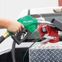 Green Automatic Diesel Spout Nozzle D. Morneault & Fils