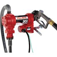 Pompe de transfert de carburant 12 V CC avec pistolet D. Morneault & Fils