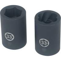 Hex & Twist Truck Lug Nut Socket Set D. Morneault & Fils