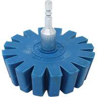 Conical Gear Eraser Wheel with Quick-Connect Arbor Adapter D. Morneault & Fils
