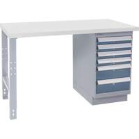 Industrial Duty Workbench, 30" W x 72" D x 34" H, 1000 lbs. Capacity D. Morneault & Fils