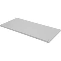 Replacement Shelf for Knocked Down Cabinet, 30" x 15", 100 lbs. Capacity, Steel, Grey D. Morneault & Fils