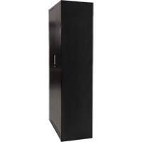 Armoire de rangement combin&eacute;e, 36" la x 18" p x 72" h, Noir D. Morneault & Fils