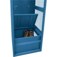 Casier pour &eacute;quipement, Acier, 24" la x 18" p x 72" h, Bleu fonc&eacute; D. Morneault & Fils