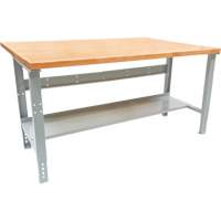 Industrial Modular Workbench, 1000 lbs. Cap., 72" W x 48" D D. Morneault & Fils