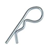 Cotter Pin, 1/4" Dia., 4" L, Zinc Plated D. Morneault & Fils