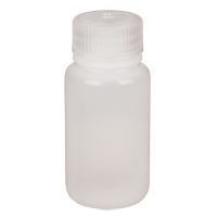Wide-Mouth Bottles, Round, 2 oz., Plastic D. Morneault & Fils