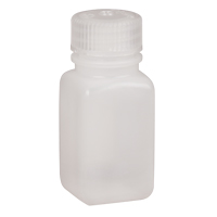Easy-Grip Space-Saver Bottles, Square, 2 oz., Plastic D. Morneault & Fils