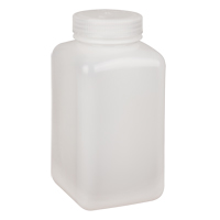 Easy-Grip Space-Saver Bottles, Square, 32 oz., Plastic D. Morneault & Fils
