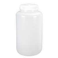Wide-Mouth Bottles, Round, 1/2 gal., Plastic D. Morneault & Fils