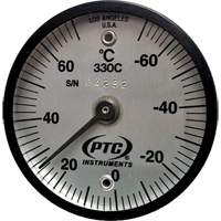 Thermom&egrave;tre de surface magn&eacute;tique, Contact, Analogique, -56.7-21.1°F (-70-70°C) D. Morneault & Fils
