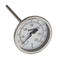 Bi-Metal Thermometers, Contact, Analogue, 50-550°F (0-260°C) D. Morneault & Fils