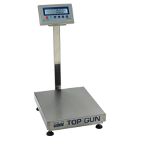 Top Gun Electronic Platform Scales, 18" L x 12" W, 150 lbs. Capacity D. Morneault & Fils