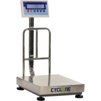 Cyclone 150 Bench and Platform Scale, 300 lbs. / 150 kg Capacity, 15-3/4" L x 19-7/10" W D. Morneault & Fils