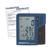 Carbon Monoxide Monitor with Temperature & Humidity with Calibration Certificate D. Morneault & Fils