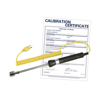 Surface Thermocouple Probe (includes ISO Certificate), 500 °C (932°F) Max. Temp. D. Morneault & Fils