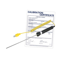 Immersion Thermocouple Probe (includes ISO Certificate), 600 °C (1112°F) Max. Temp. D. Morneault & Fils