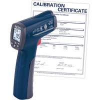 Infrared Thermometer with ISO Certificate, -25.6°- 752° F ( -32° - 400° C ), 12:1, Adjustable Emmissivity D. Morneault & Fils