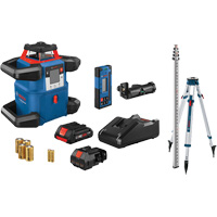 Revolve4000 Connected Self-Leveling Horizontal Rotary Laser Kit, 4000' (1219.2 m), 635 Nm D. Morneault & Fils