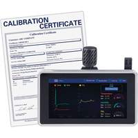 Analyseur de la qualit&eacute; de l'air avec support mural/de bureau et certificat de calibration D. Morneault & Fils
