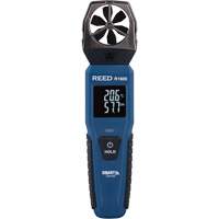 An&eacute;mom&egrave;tre &agrave; h&eacute;lices Bluetooth Smart Series, Enregistrement des donn&eacute;es, Gamme de v&eacute;locit&eacute; d'air de 0,6 - 25 m/sec/118 - 4921 pi/min/2,1 - 90 km/h/1,3 - 55,9 mi/h D. Morneault & Fils