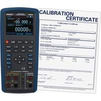 Multifunction Process Calibrator with ISO Certification, Without Data Logging, Portable, 5 Processes D. Morneault & Fils