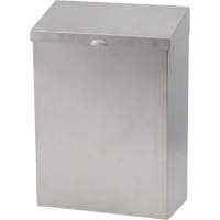 R&eacute;cipient en m&eacute;tal pour les produits menstruels Health Gards D. Morneault & Fils