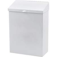 R&eacute;cipient en m&eacute;tal pour les produits menstruels Health Gards D. Morneault & Fils