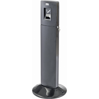 Stations pour fumeurs metropolitan, Sur pied, Acier inoxydable, Capacit&eacute; 1,6 gal. US, Hauteur 42-4/5" D. Morneault & Fils