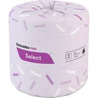 Papier hygi&eacute;nique Pro Select, 2 Pli, 500 Feuilles/Rouleu, Blanc D. Morneault & Fils