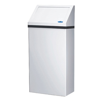 Poubelle murale, Acier, 13,2 gal. US D. Morneault & Fils