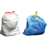 Sure-Tie&reg; Garbage Bags, Strong, 33" W x 38" L, 0.9 mils, Clear, 121.13 L (32 Gal.) Capacity D. Morneault & Fils