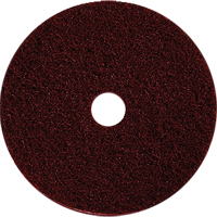 Floor Maintenance Pads, 17", Stripping, Brown D. Morneault & Fils