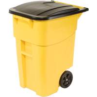 Contenant roulant BRUTE, Bord de rue, Plastique, 50 gal. US D. Morneault & Fils
