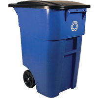 Contenant roulant BRUTE, De bureau, Plastique, 50 gal. US D. Morneault & Fils