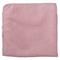 Chiffon de nettoyage pour travaux l&eacute;gers, Microfibre, Rouge D. Morneault & Fils