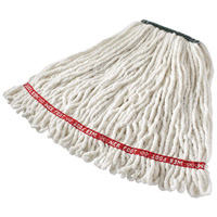 Web Foot&reg; Shrinkless Wet Mop, Antimicrobial, Yarn, 20 oz., Loop Style D. Morneault & Fils