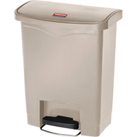 Slim Jim&reg; Waste Container, Resin, 8 US gal. Capacity D. Morneault & Fils