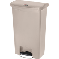Slim Jim&reg; Waste Container, Resin, 13 US gal. Capacity D. Morneault & Fils