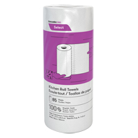 Pro Select Kitchen Towel Roll, 2 Ply, 85 Sheets/Roll, 8" W, 11" L D. Morneault & Fils