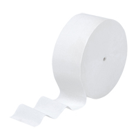 Scott&reg; JRT Jr. Toilet Paper, Coreless Roll, 1 Ply, 2300' Length, White D. Morneault & Fils