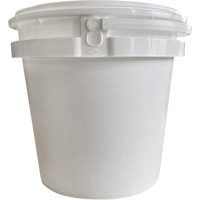 Seau avec couvercle, Plastique, 2,3 gal. D. Morneault & Fils