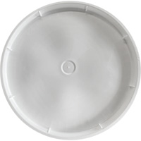 Seau avec couvercle, Plastique, 5,25 gal. D. Morneault & Fils